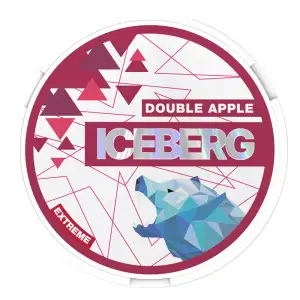 Double Apple Extreme Nicotine Pouches by Ice Berg 50mg/g